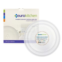 Тарелка Eurokitchen для СВЧ-печи, тип вращения крестовина, 245 мм N-01 EURN01 - фото 17898