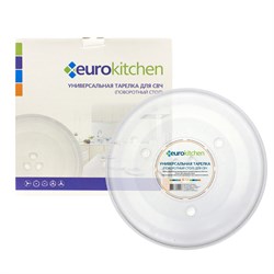 Тарелка Eurokitchen N-12 для СВЧ-печи, тип вращения коуплер, 288 мм EURN12 - фото 17937