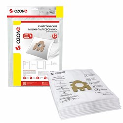 Пылесборники синтетические OZONE XXL-49 (12 шт.) для пылесосов MIELE XXL49 - фото 21383