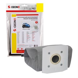 Многоразовый мешок Ozone MX-16 microne multiplex для пылесосов OZONEMX16 - фото 21509