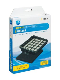 HEPA-фильтр Neolux HPL-81 для пылесосов Philips EasyLife FC8140-FC8149 HPL81 - фото 22760
