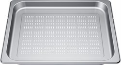 Bosch 17007066 Лоток из нержавеющей стали, размер XL, перфорированный, 454x375x35 17007066 - фото 24604