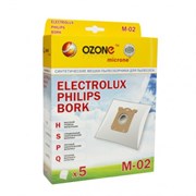Набор пылесборников из микроволокна Ozone microne M-02 5шт для пылесосов Electrolux OZONEM02