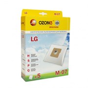 Набор пылесборников из микроволокна Ozone microne M-07 5шт для пылесосов LG OZONEM07