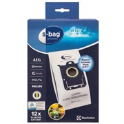 Пылесборник  Electrolux E201SMR с пластиковым фланцем MegaPack (12шт) S-BAG Classic Long Performance E201SMR