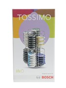 Подставка для Т-дисков TASSIMO (до 64 дисков), 8x8, с 2 секциями для больших Т-дисков Bosch 00576790 00576790