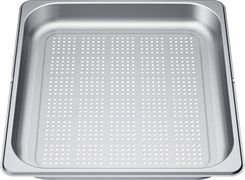 Bosch 11027160 Перфорированный лоток из нержавеющей стали, размер "L", 354x325x40 мм 11027160