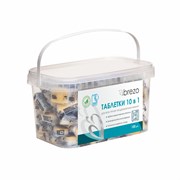 BREZO 97496 Таблетки ALL IN 1 бесфосфатные в водорастворимой пленке для посудомоечной машины, 100 шт. 97496