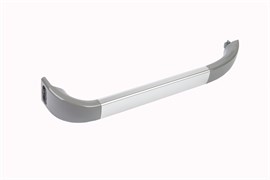 Bosch 00701136 Ручка двери, серая с серебристой вставкой, без заглушки 00701136