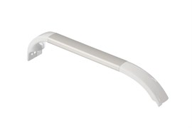 Bosch 00490831 Ручка двери, белая с серебристой вставкой, без заглушки 00490831