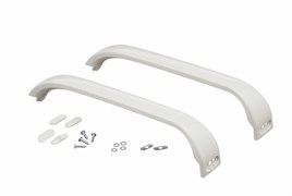 Bosch 00369542 Набор ручек двери холодильника: 2 ручки белые вкл. 4 заглушки, 4 винта, 4 прокладки, 2 овальные шайбы 00369542