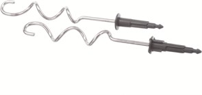 Крюки для теста comfort для блендера (2 шт.), чёрные, Bosch 12006390 для MFQ2.. 12006390