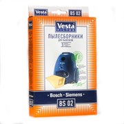 Бумажные пылесборники Vesta Filter BS02 для пылесосов BOSCH, SIEMENS тип BBZ41FG VFBS02