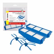 Набор 2 HEPA-фильтра и 2 боковые щетки Ozone HR-93 для робота-пылесоса PHILIPS SMARTPRO EASY HR93
