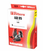 Мешки-пылесборники Filtero LGE 05 Standard, 5 шт, бумажные для LG LGE05S