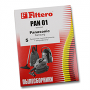 Мешки-пылесборники Filtero PAN 01 Standard, 5 шт, бумажные для Panasonic, Samsung PAN01S