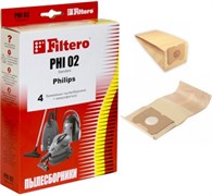 Мешки-пылесборники Filtero PHI 02 Standard, 4 шт, бумажные для Philips PHI02S